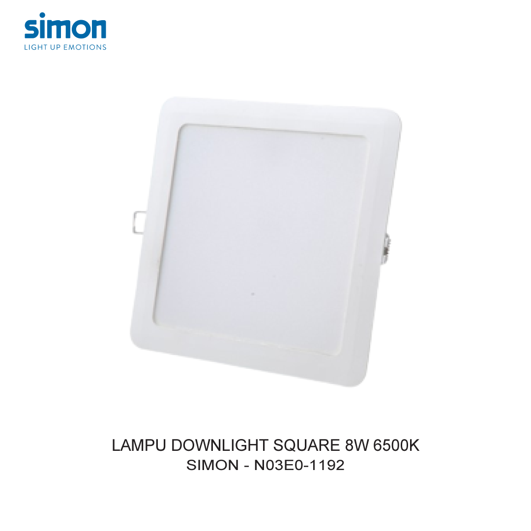 SIMON LED DOWNLIGHT SQUARE 8W 6500K