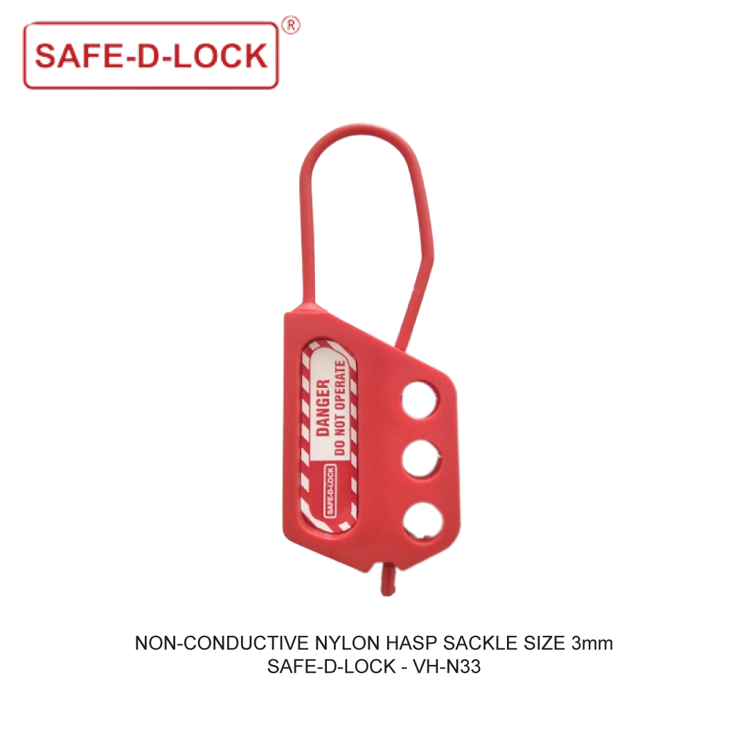NON-CONDUCTIVE NYLON HASP SACKLE SIZE 3mm