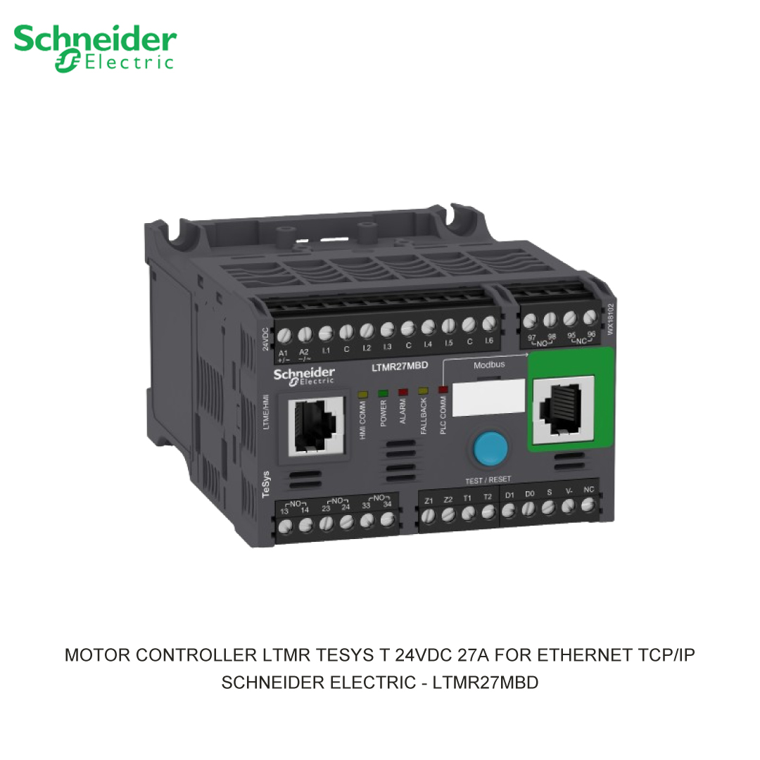 MOTOR CONTROLLER LTMR TESYS T 24VDC 27A FOR ETHERNET TCP/IP