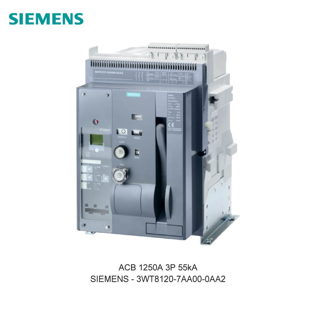 ACB 1250A 3P 55kA SIEMENS