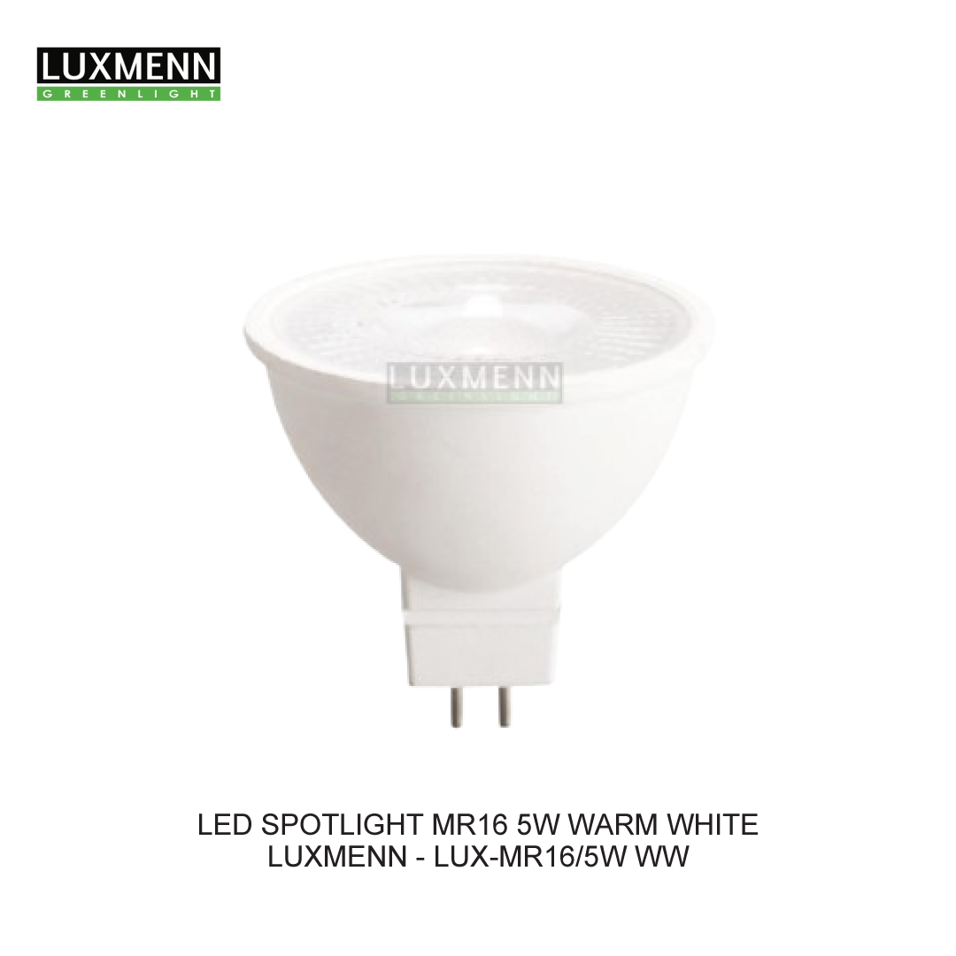 LUXMENN LED SPOTLIGHT MR16 5W WARM WHITE