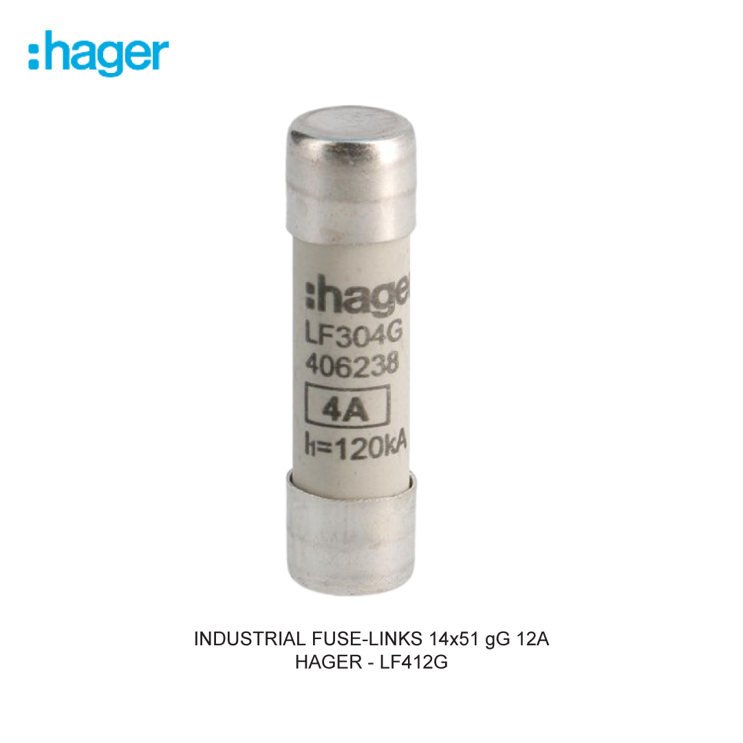 HAGER INDUSTRIAL FUSE-LINKS 14x51 gG 12A