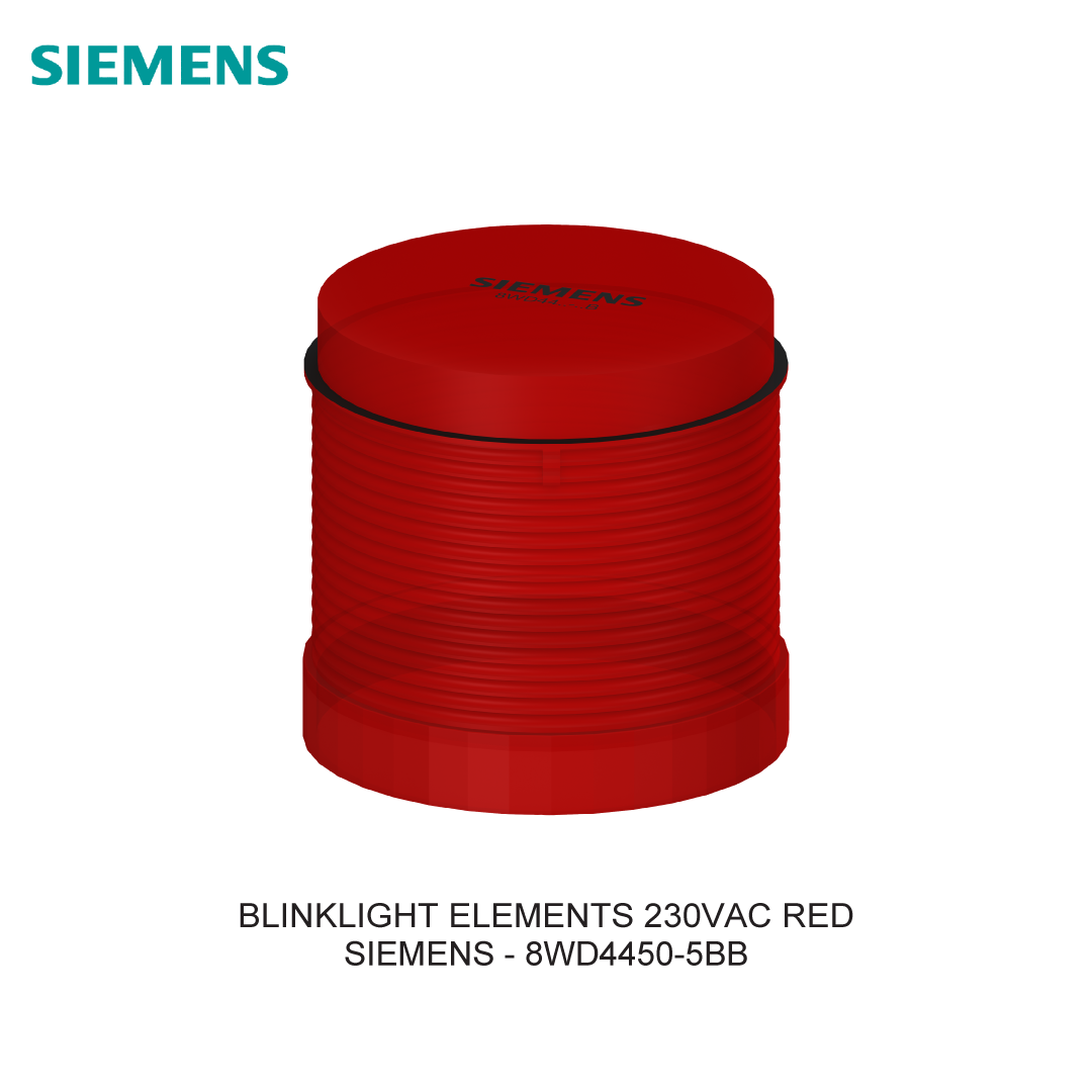 BLINKLIGHT ELEMENTS 230VAC RED