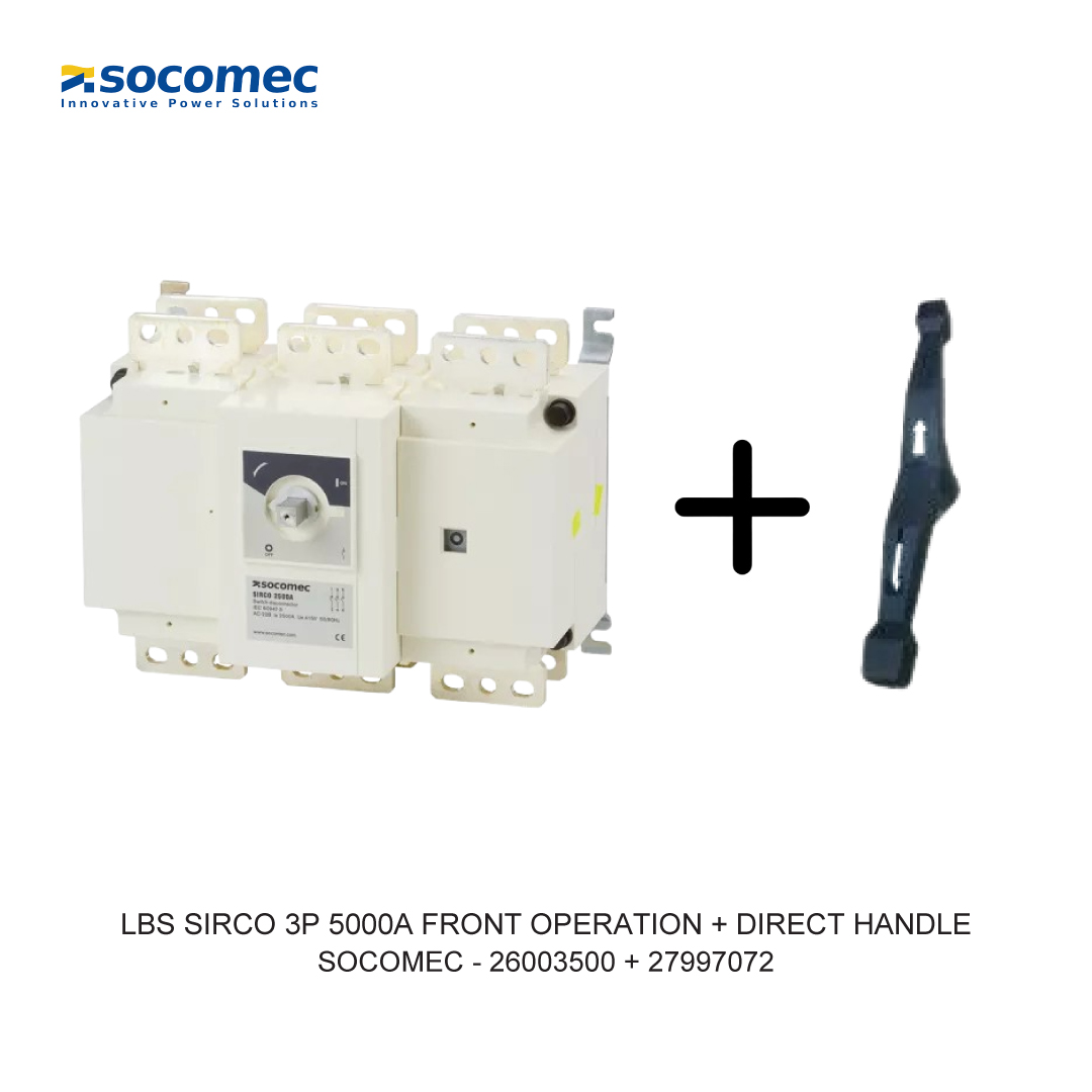 LBS SIRCO 3P 5000A FRONT OPERATION + DIRECT HANDLE