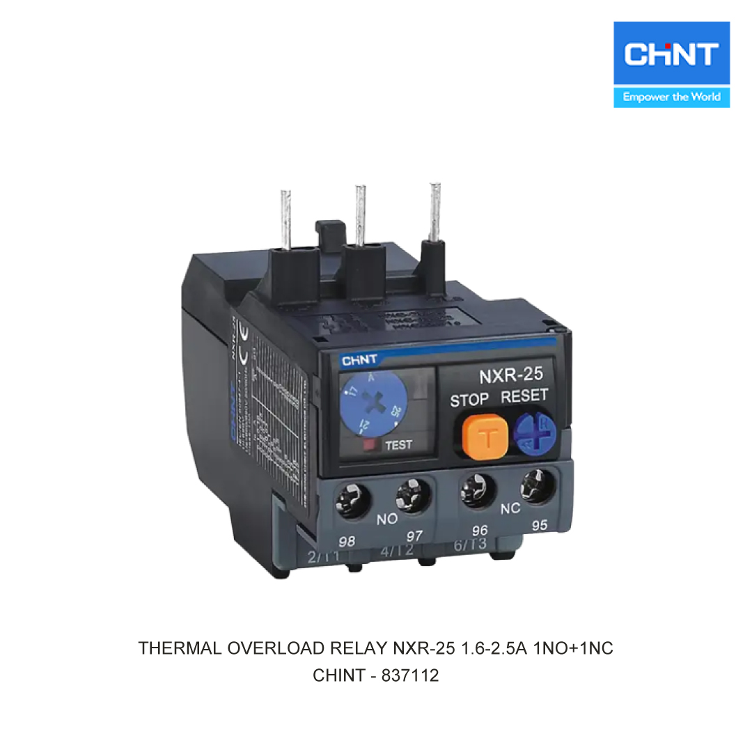 RELAY THERMAL BEBAN LEBIH NXR-25 1.6-2.5A 1NO+1NC