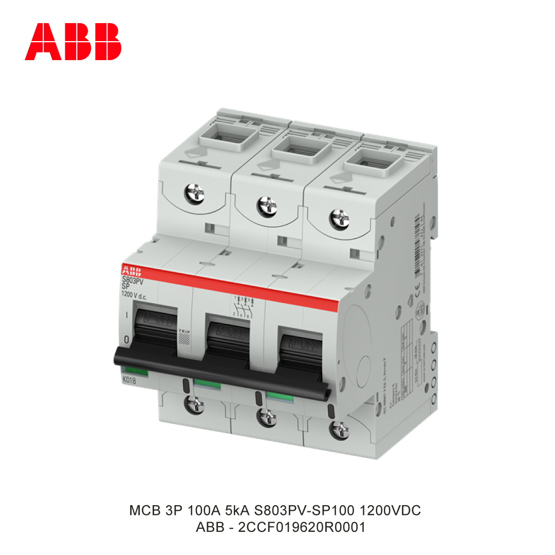 MCB 3P 100A 5kA