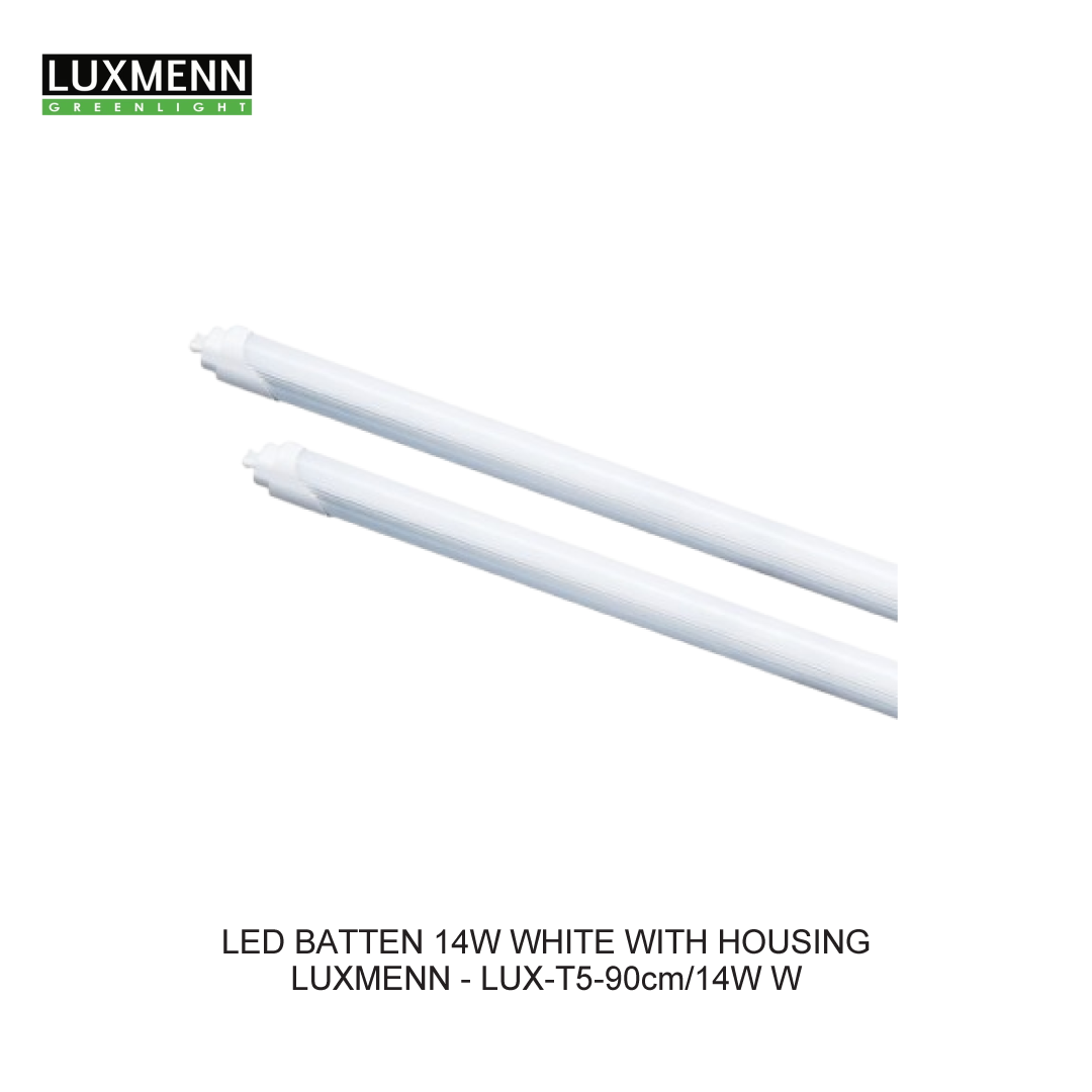 LUXMENN LAMPU BATTEN 14W WHITE