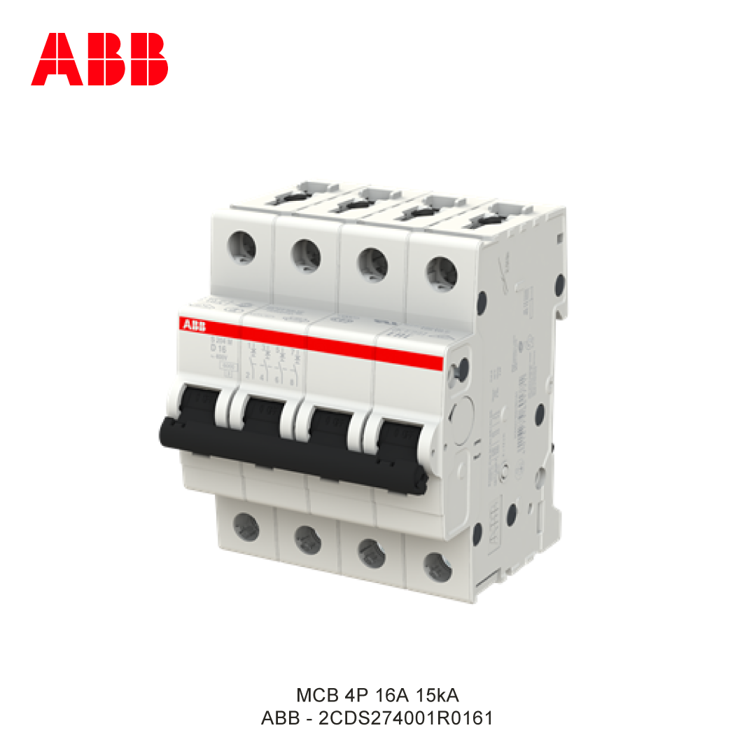 MCB 4P 16A 15kA CURVA D