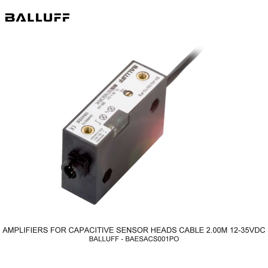 AMPLIFIERS FOR CAPACITIVE SENSOR HEADS CABLE 2.00M 12-35VDC