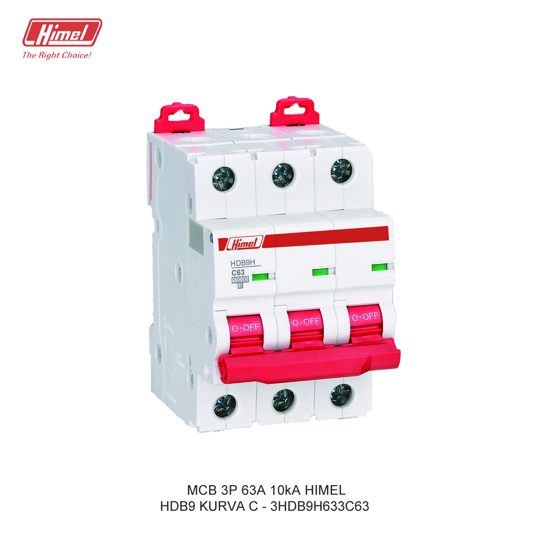 MCB HIMEL HDB9-63 C 3P 63A 10kA