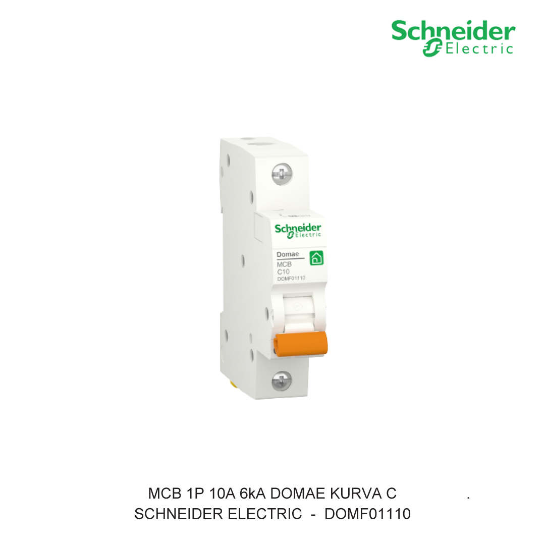 MCB 1P 10A 6kA KURVA C