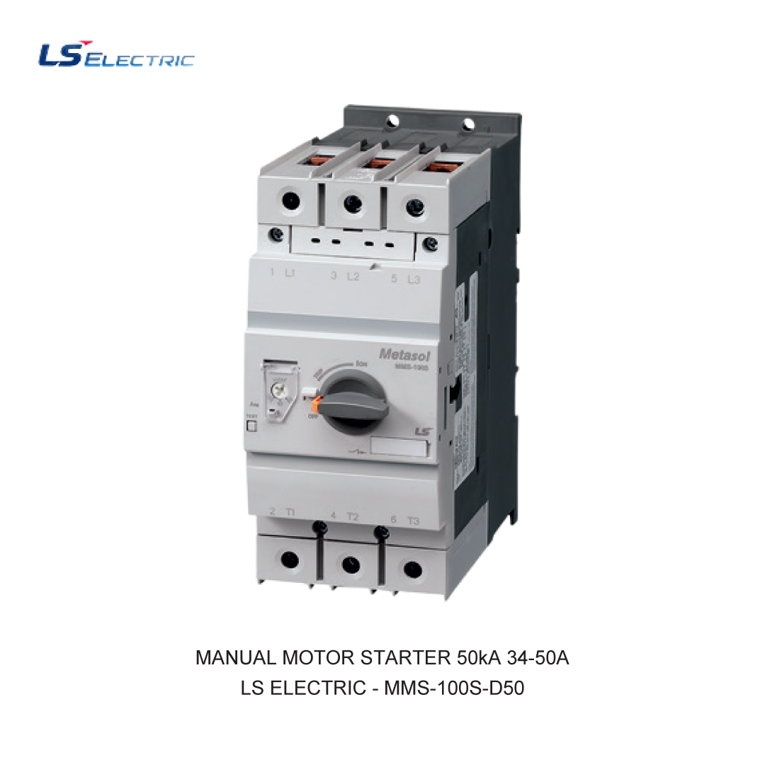 MANUAL MOTOR STARTER 50kA 34-50A