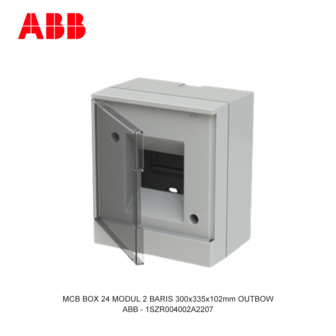 MCB BOX 24 MODUL 2 BARIS 300x335x102mm OUTBOW