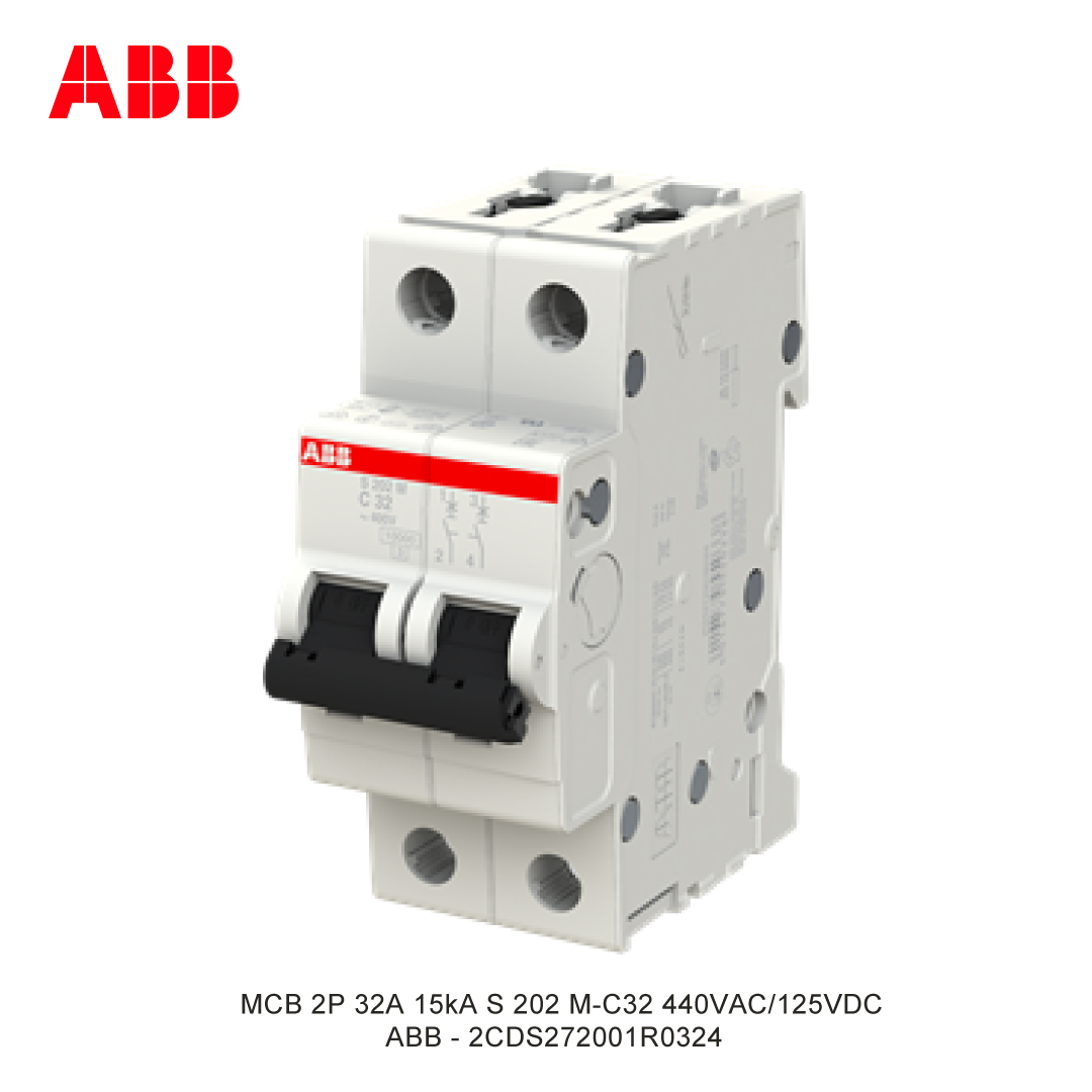 MCB 2P 32A 15kA KURVA C