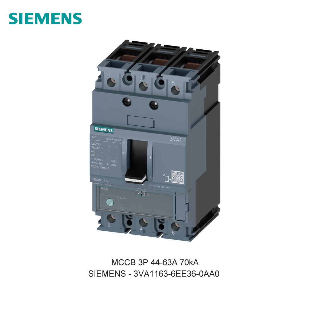 MCCB 3P 44-63A 70kA
