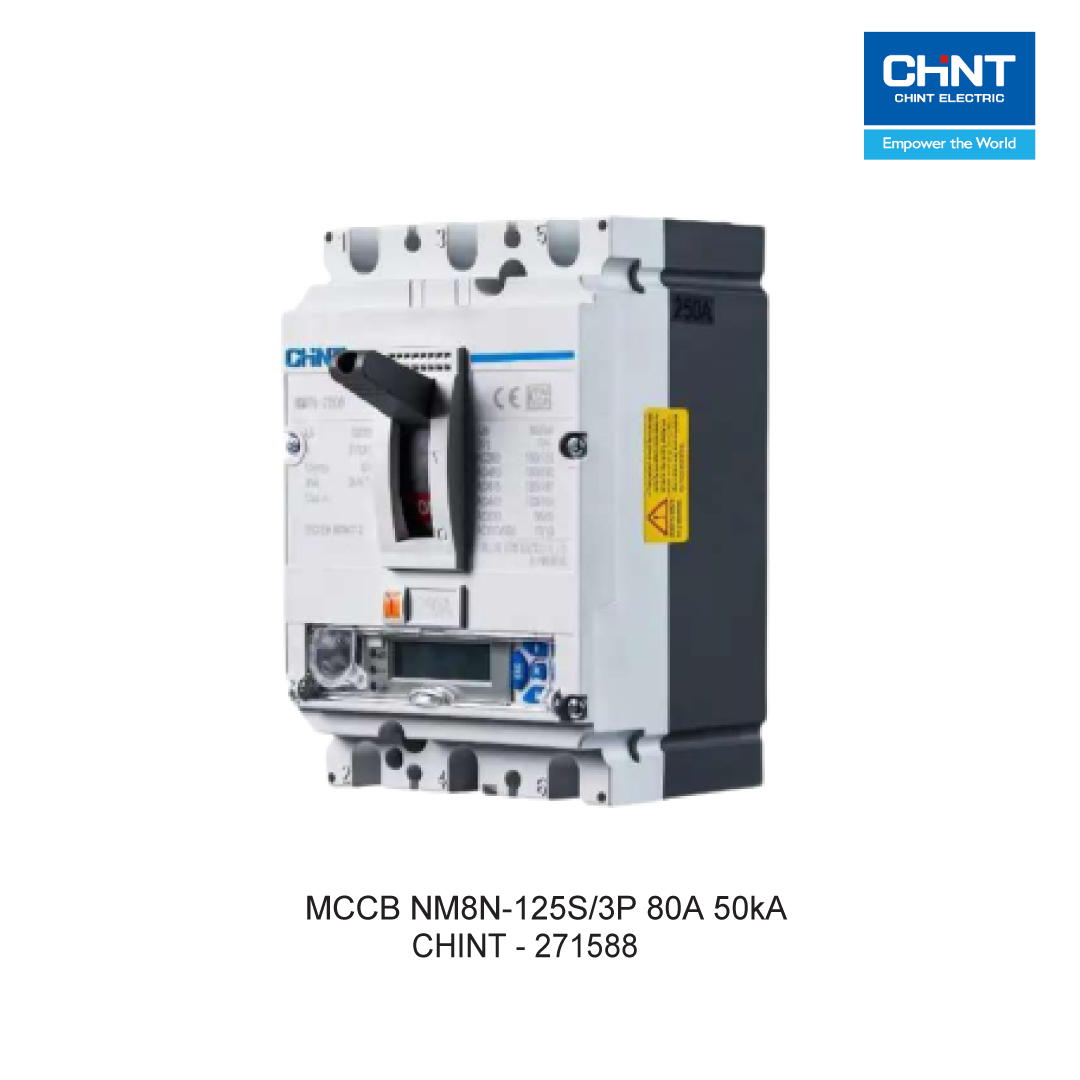MCCB NM8N-125S/3P 80A 50kA