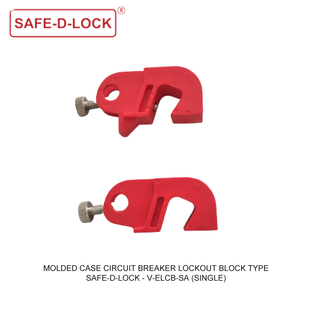 MOLDED CASE CIRCUIT BREAKER LOCKOUT BLOCK TYPE