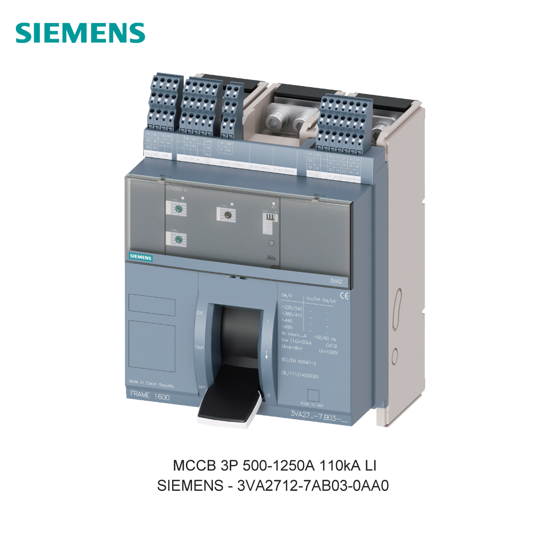 MCCB 3P 500-1250A 110kA LI