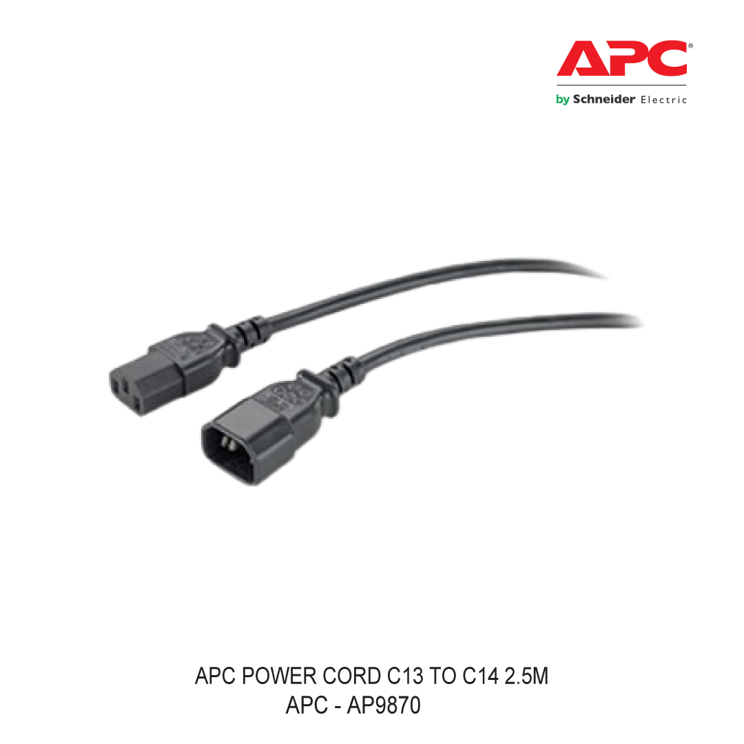 APC POWER CORD C13 TO C14 2.5M