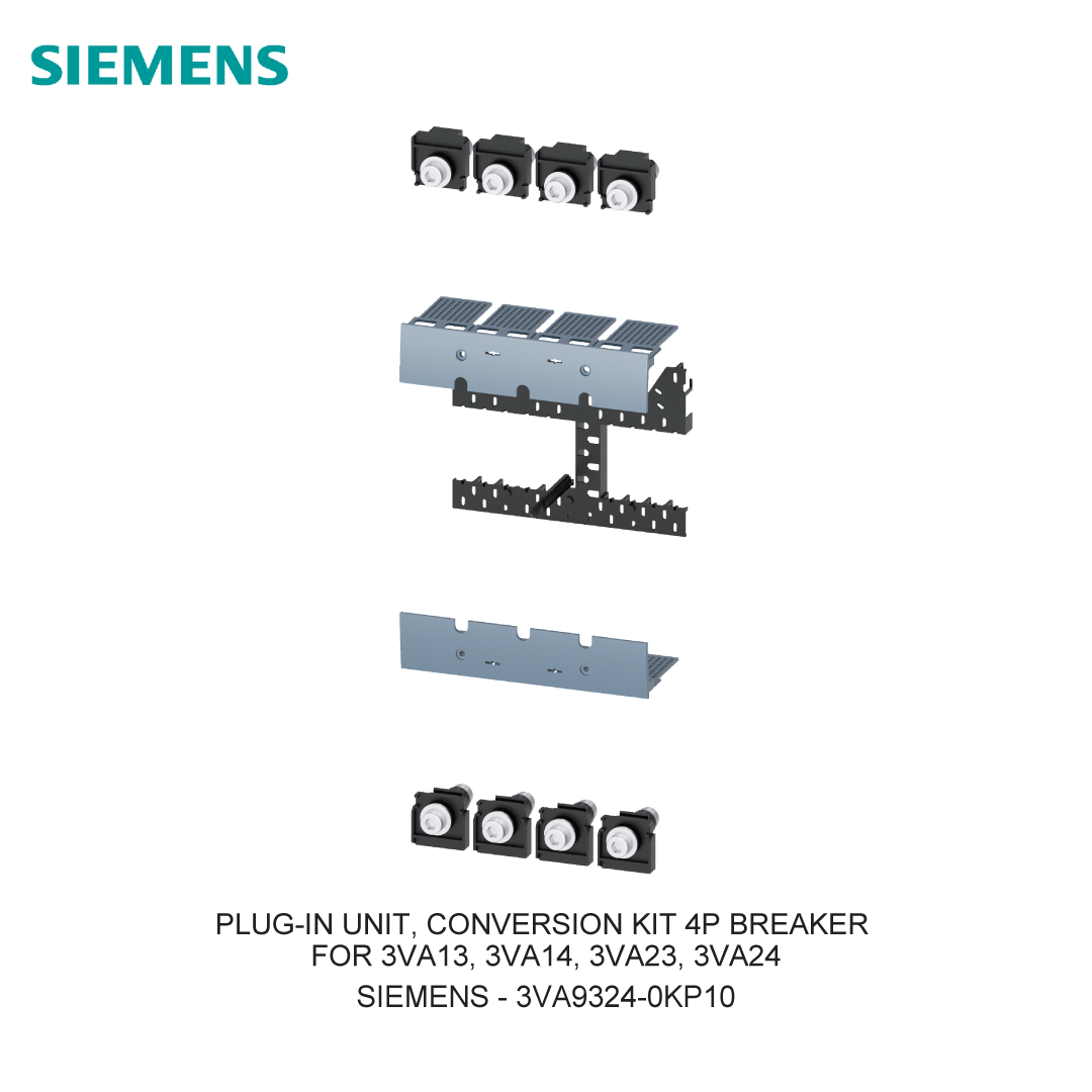 PLUG-IN UNIT, CONVERSION KIT 4P BREAKER FOR 3VA13, 3VA14, 3VA23, 3VA24