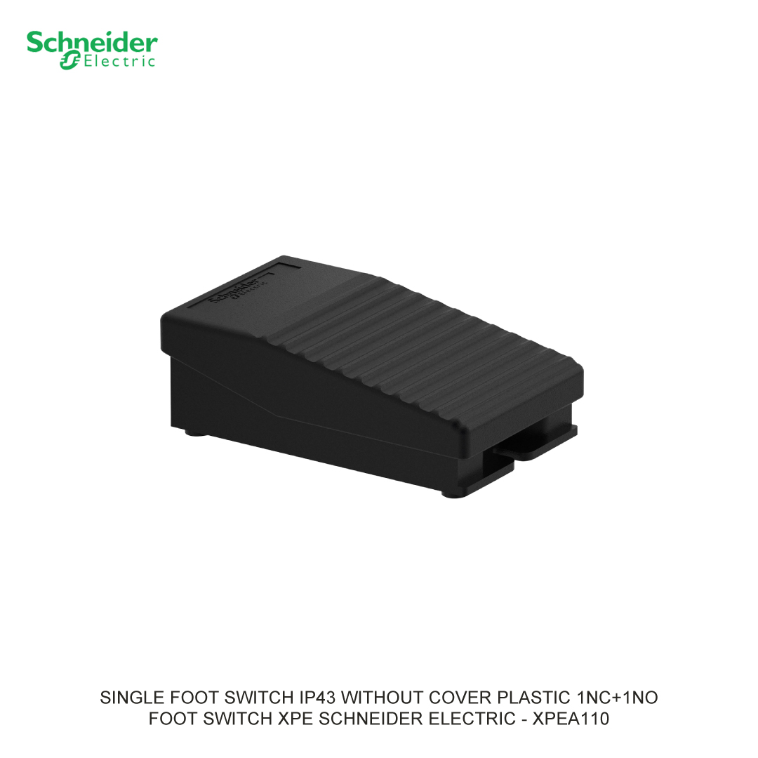 SINGLE FOOT SWITCH IP43 WITHOUT COVER PLASTIC 1NC+1NO