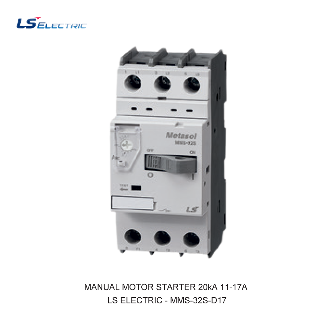 MANUAL MOTOR STARTER 20kA 11-17A