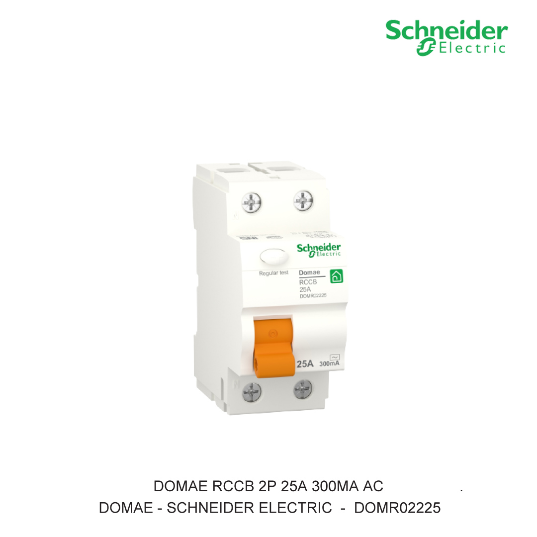 DOMAE RCCB 2P 25A 300MA AC