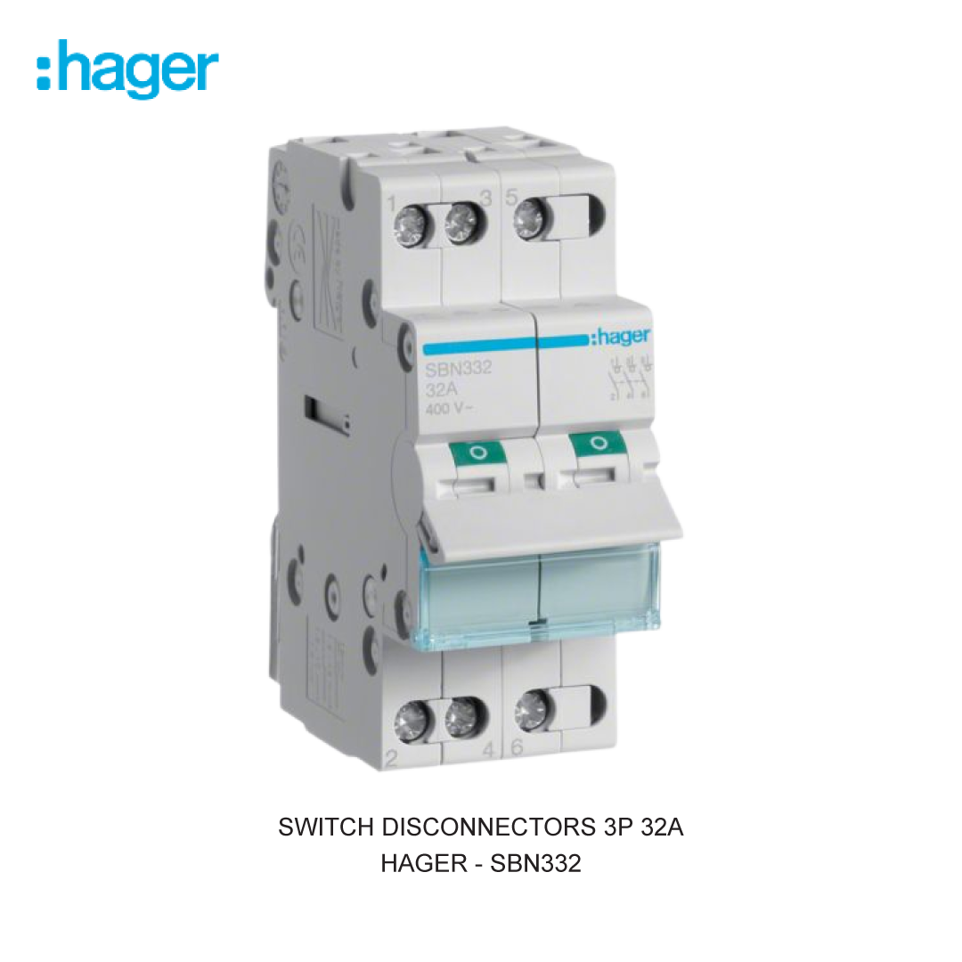 SWITCH DISCONNECTORS 3P 32A