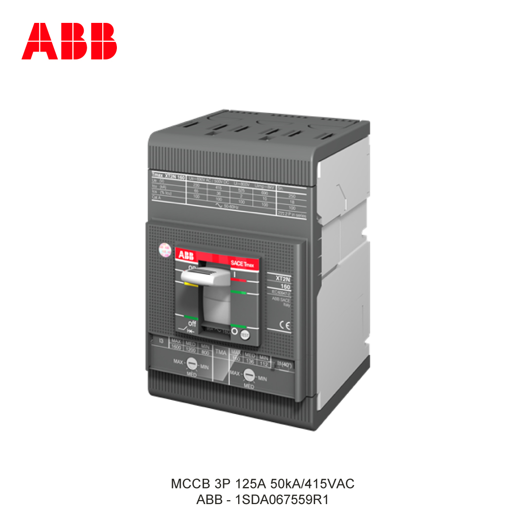 MCCB 3P 125A 50kA/415VAC