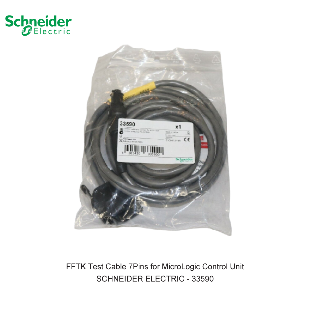 FFTK TEST CABLE 7PINS FOR MICROLOGIC CONTROL UNIT SCHNEIDER ELECTRIC