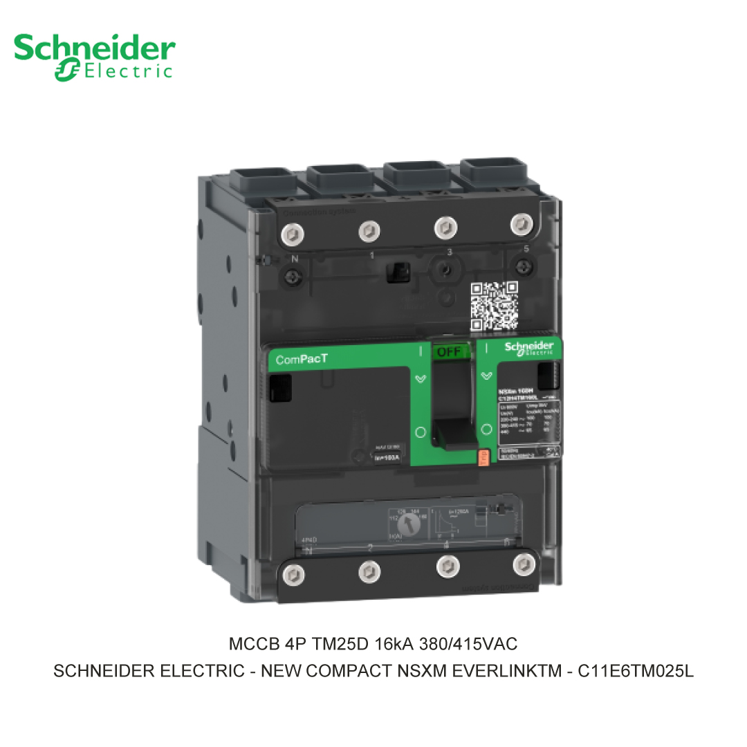 MCCB 4P TM25D 16KA 380/415VAC