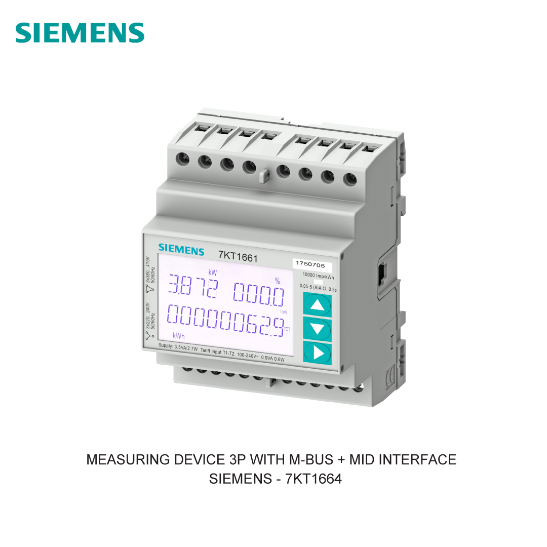 MEASURING DEVICE 3P WITH M-BUS + MID INTERFACE