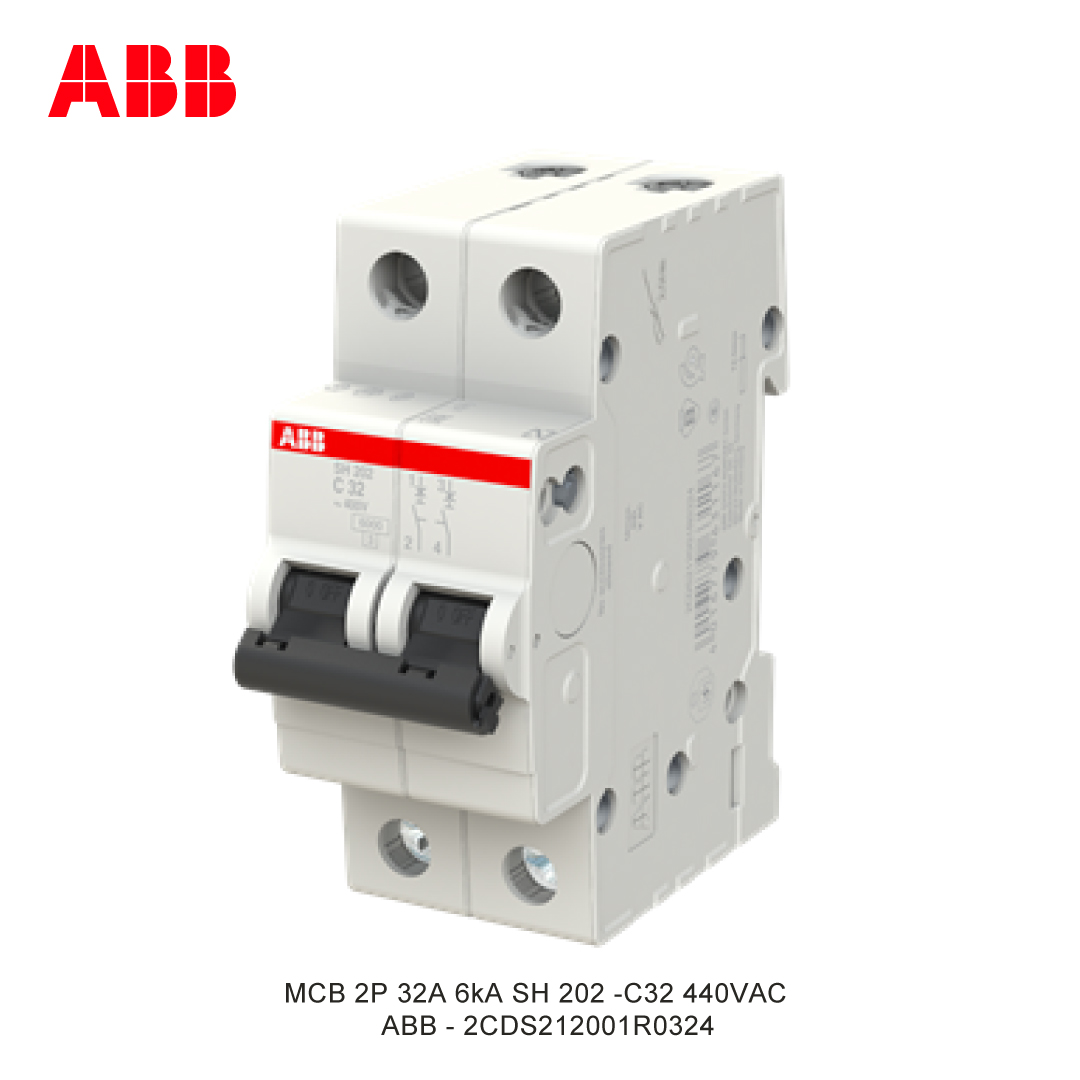 MCB 2P 32A 6kA KURVA C