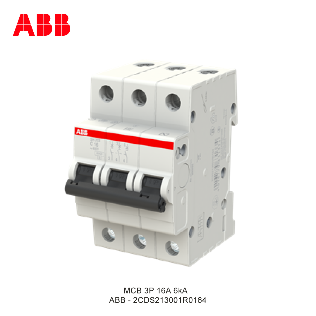 MCB 3P 16A 6kA KURVA C