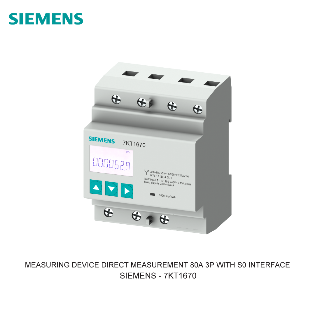 MEASURING DEVICE DIRECT MEASUREMENT 80A 3P WITH S0 INTERFACE