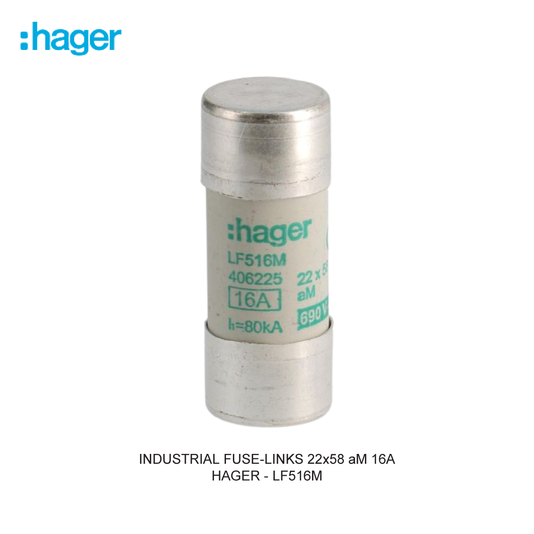 HAGER INDUSTRIAL FUSE-LINKS 22x58 aM 16A