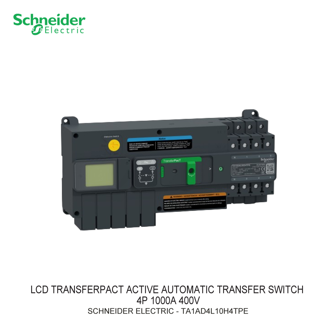 LCD TRANSFERPACT ACTIVE AUTOMATIC TRANSFER SWITCH 4P 1000A 400V