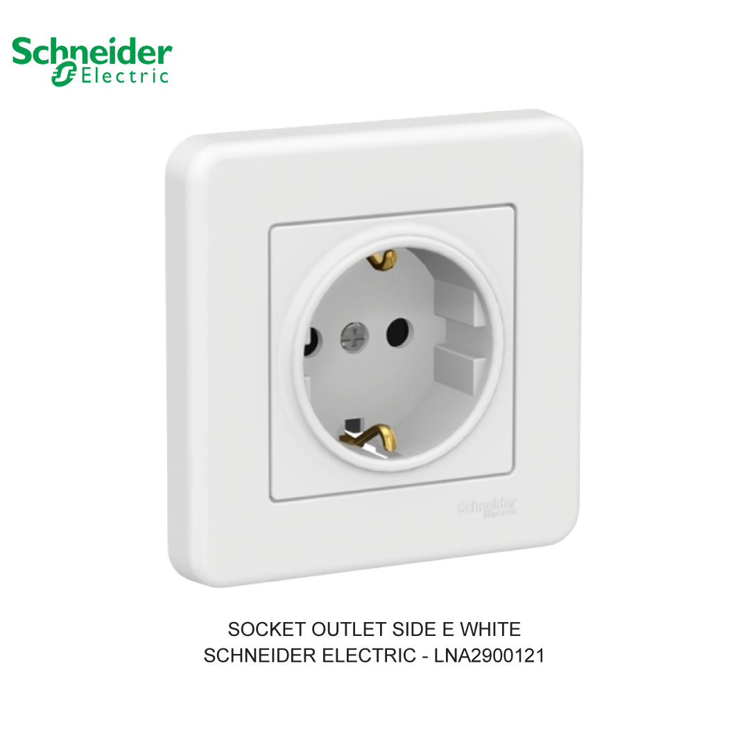 SOCKET OUTLET SIDE E WHITE