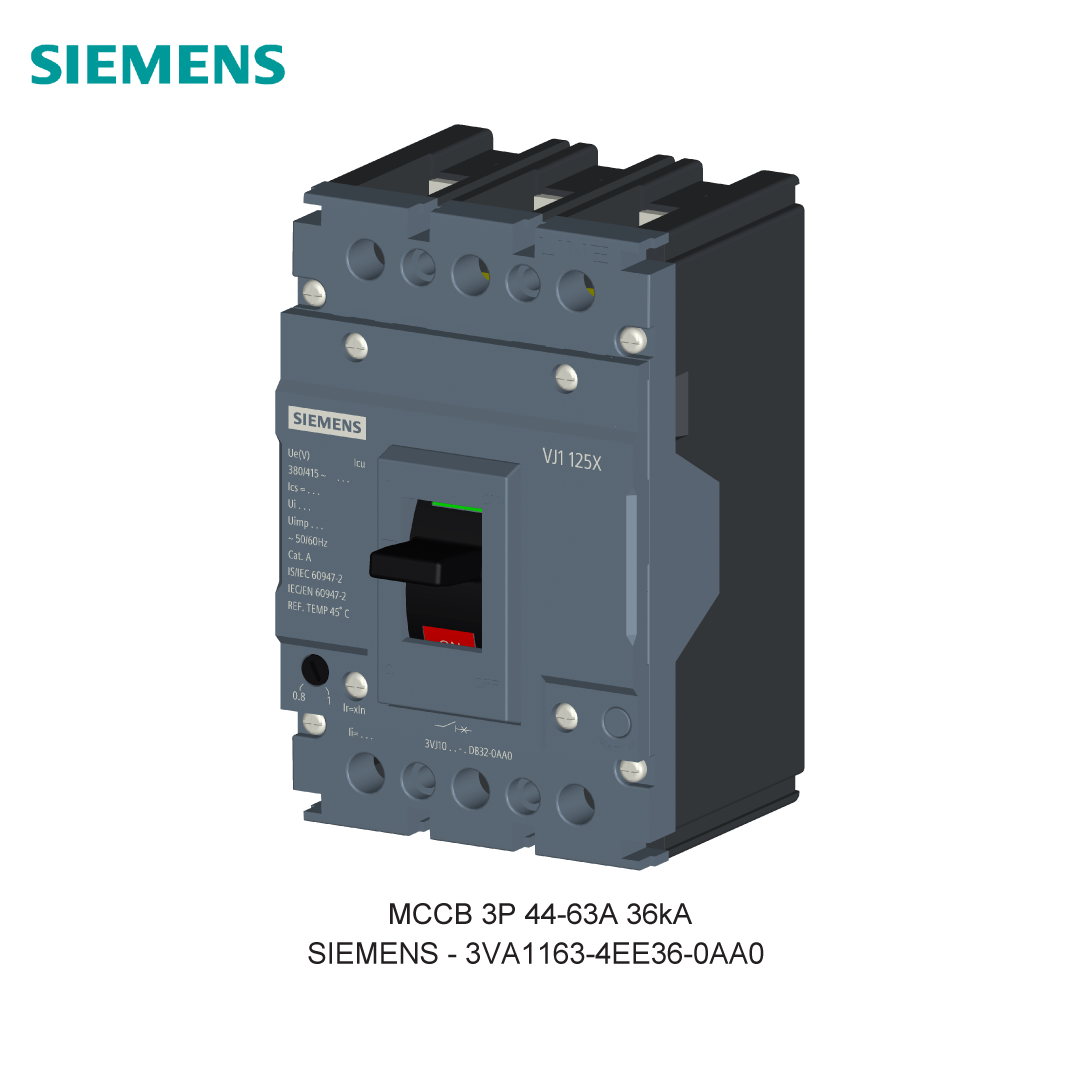 MCCB 3P 44-63A 36kA