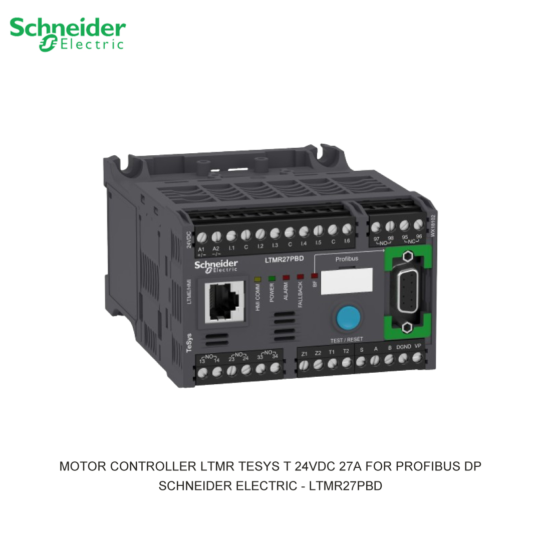 MOTOR CONTROLLER LTMR TESYS T 24VDC 27A FOR PROFIBUS DP