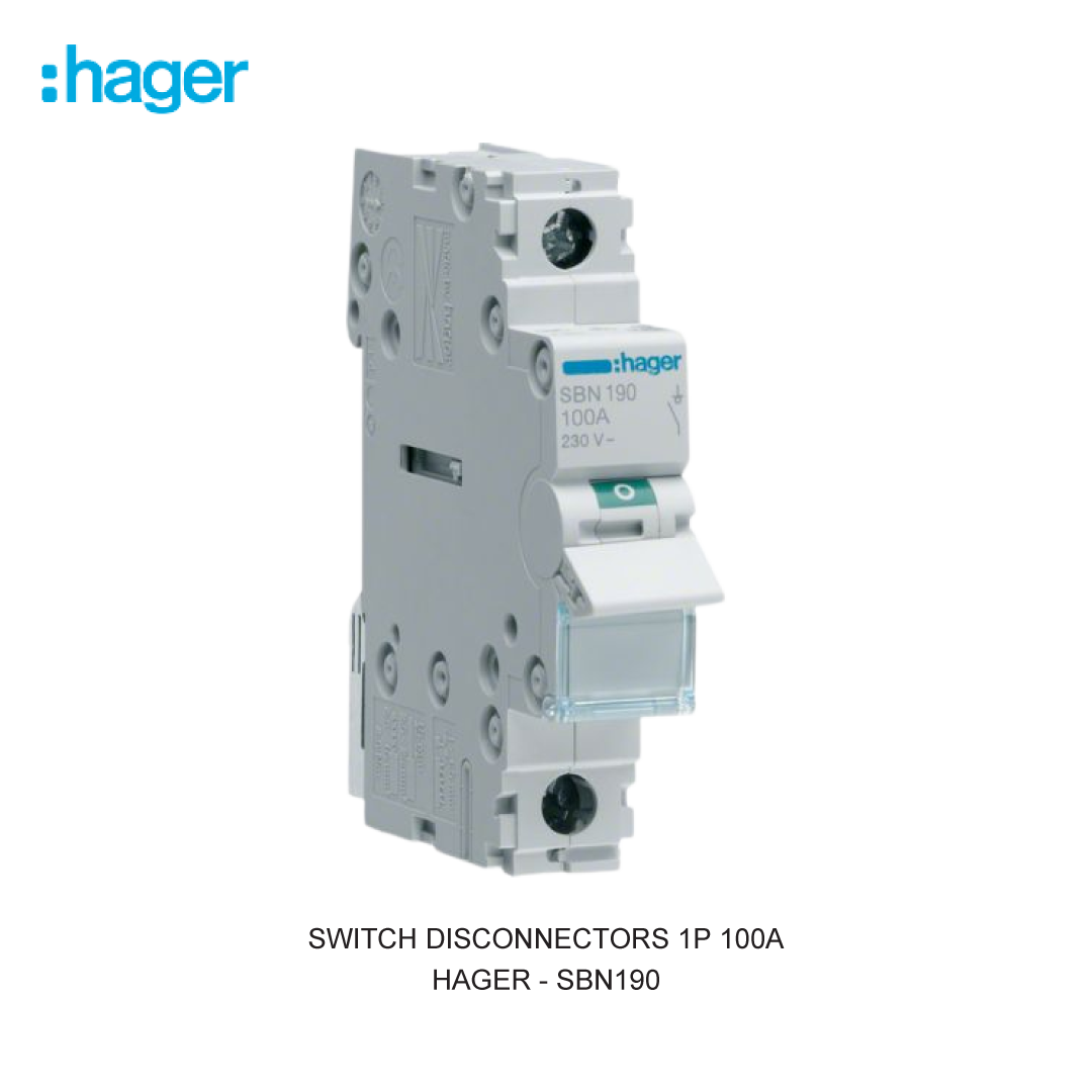 SWITCH DISCONNECTORS 1P 100A