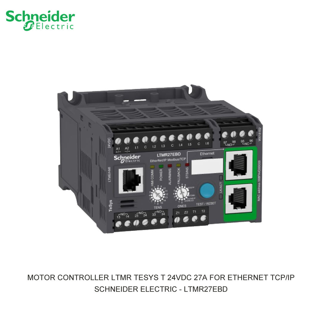 MOTOR CONTROLLER LTMR TESYS T 24VDC 27A FOR ETHERNET TCP/IP