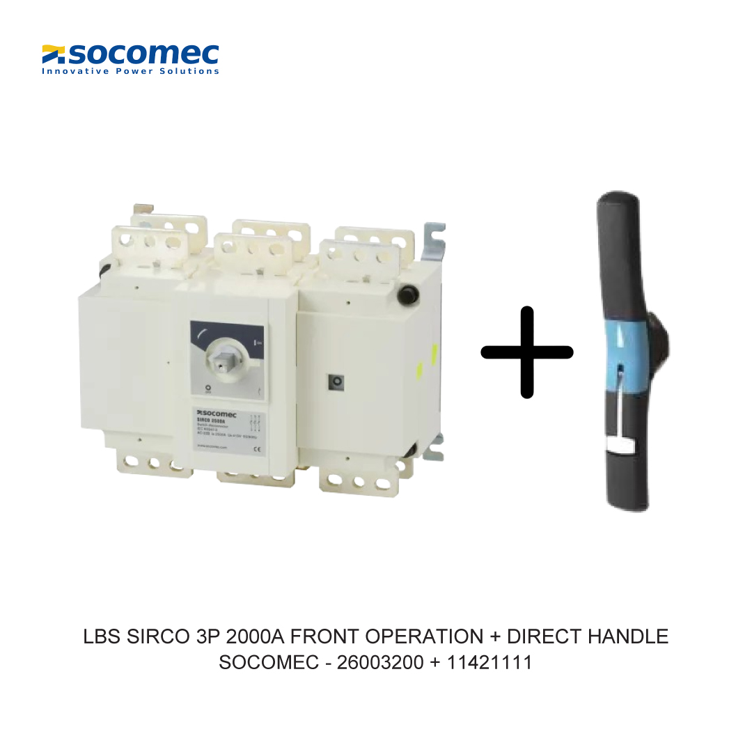 LBS SIRCO 3P 2000A FRONT OPERATION + DIRECT HANDLE