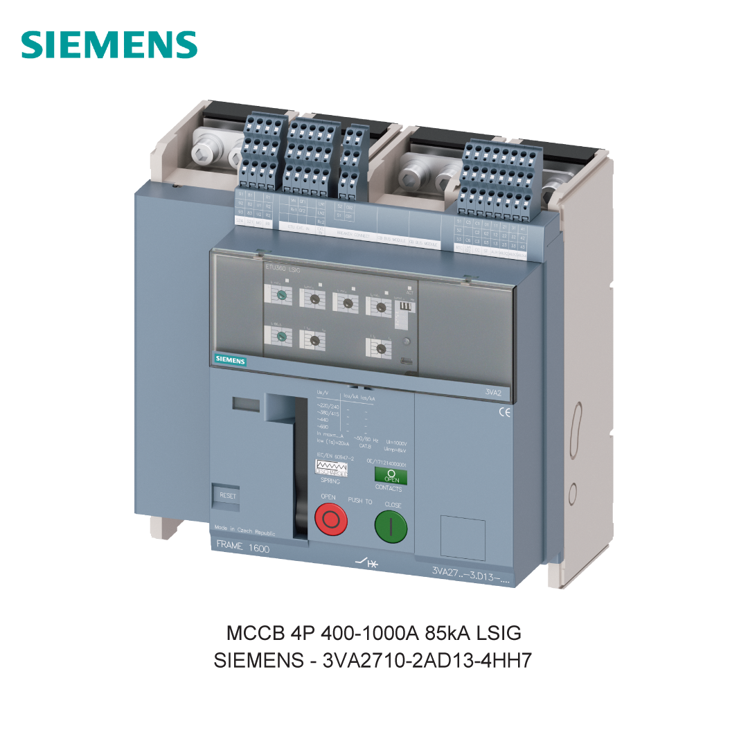 MCCB 4P 400-1000A 85kA LSIG