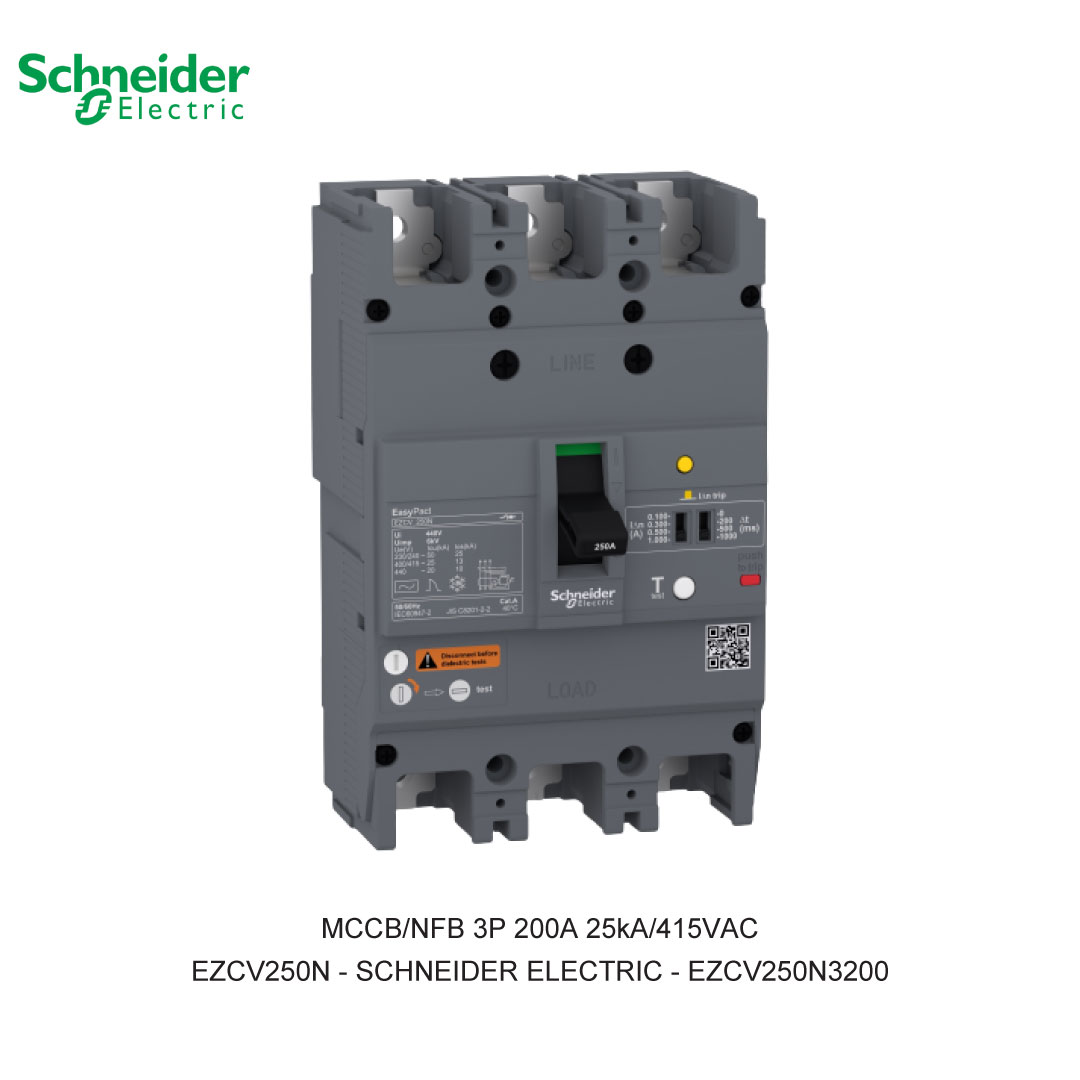 MCCB/NFB 3P 200A 25KA/415VAC