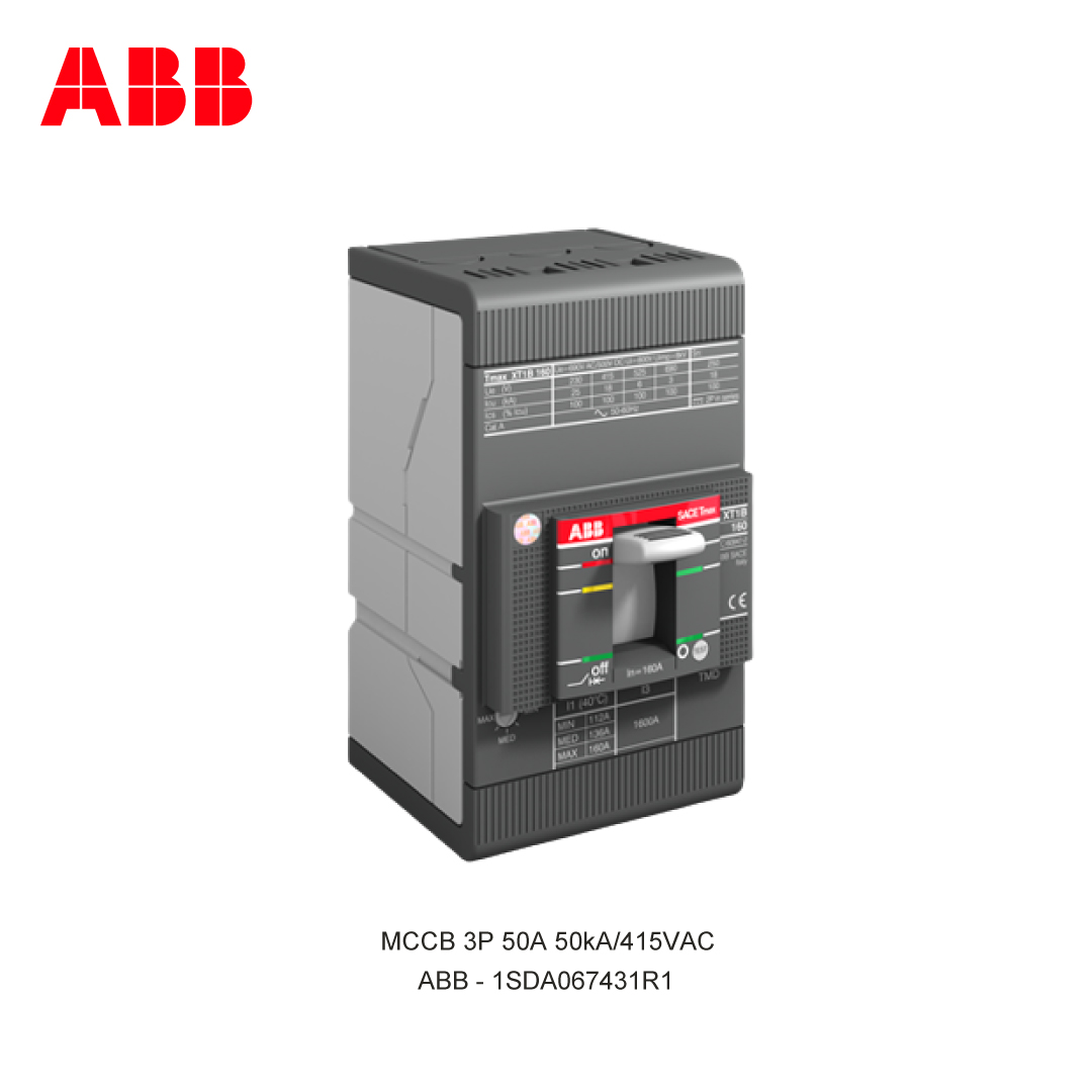 MCCB 3P 50A 50kA/415VAC