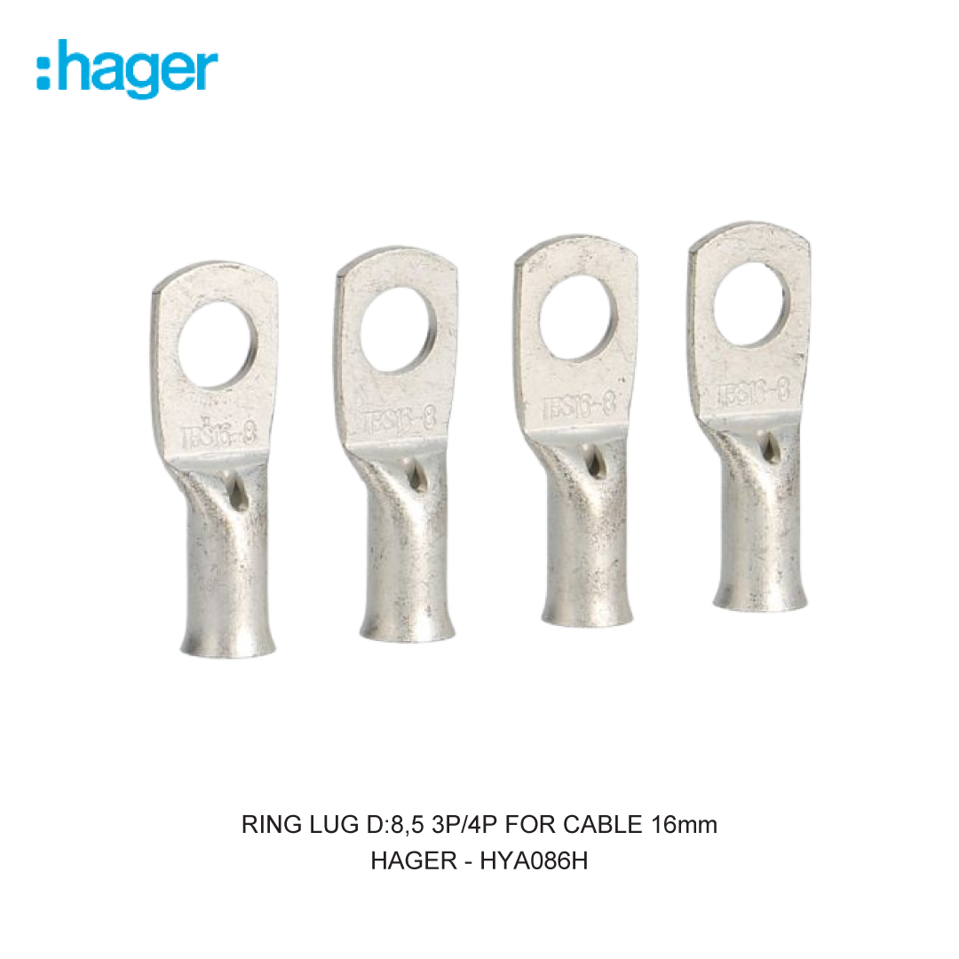RING LUG D:8,5 3P/4P FOR CABLE 16mm
