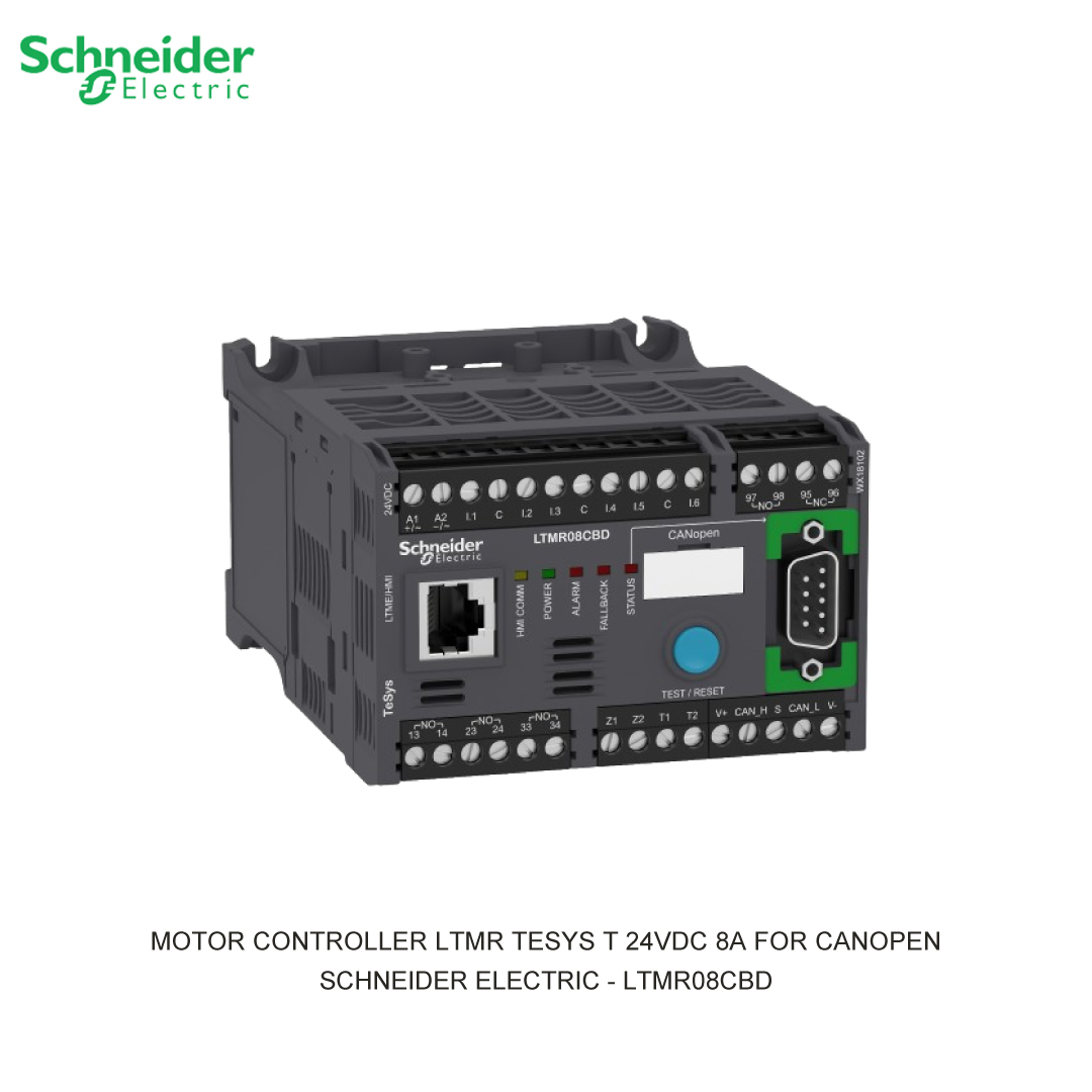 MOTOR CONTROLLER LTMR TESYS T 24VDC 8A FOR CANOPEN
