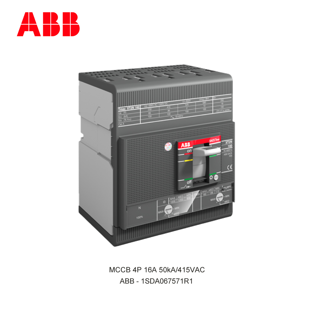 MCCB 4P 16A 50kA/415VAC