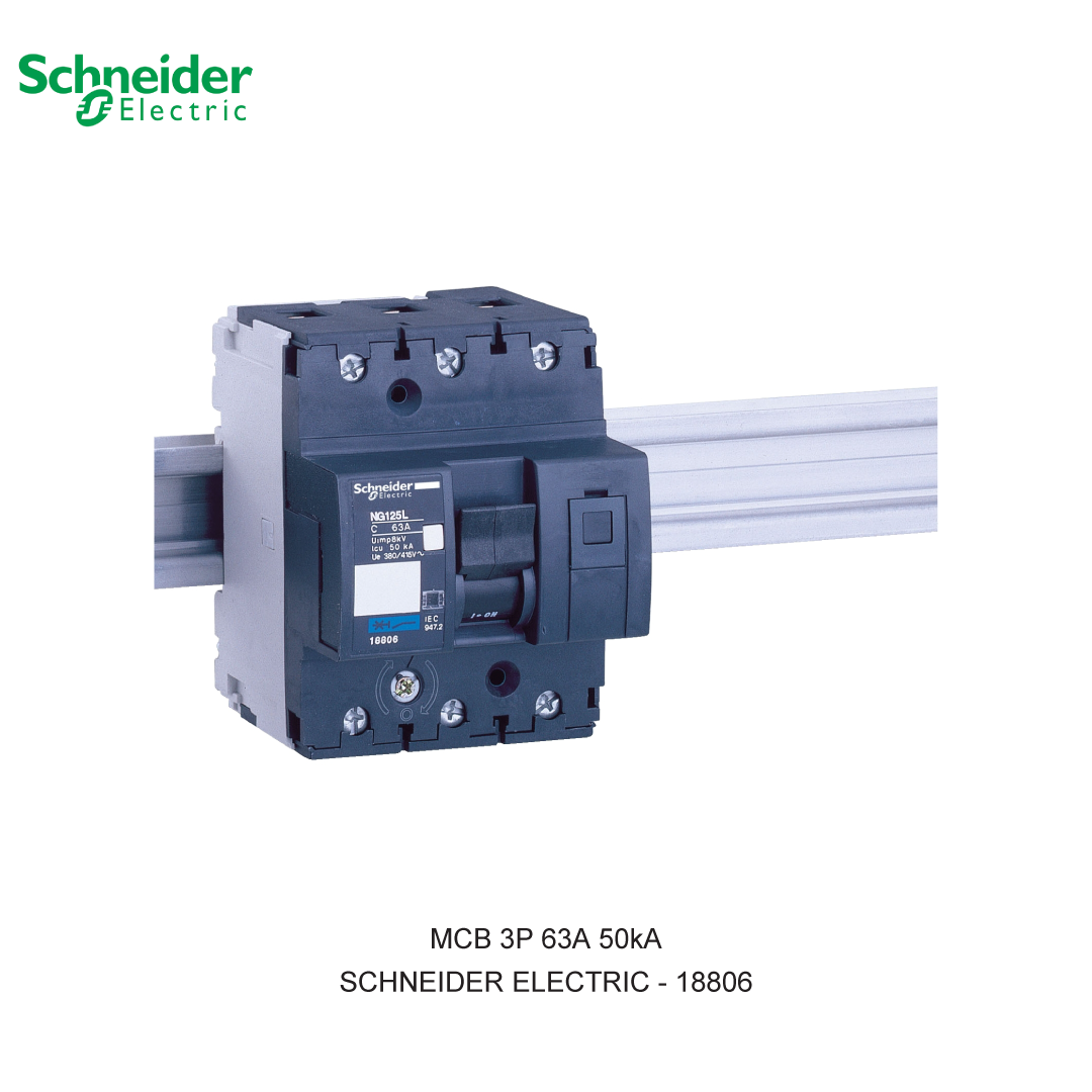 MCB 3P 63A 50kA KURVA C